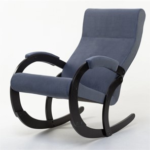 Кресло-качалка в гостиную Корсика, ткань Amigo Navy 34-Т-AN в Шахтах - предосмотр