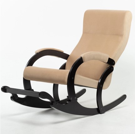 Кресло-качалка в гостиную Марсель, ткань Amigo Beige 33-Т-AB в Шахтах - изображение