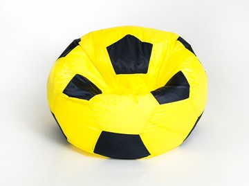Кресло-мешок Мяч большой, желто-черный в Таганроге