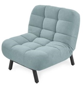 Кресло-кровать Абри опора металл (мята-голубой) в Шахтах