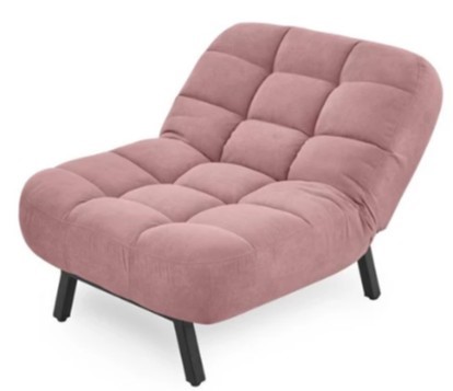 Мягкое кресло Абри опора металл (розовый) в Шахтах - изображение