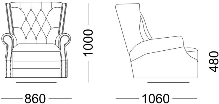 Кресло для отдыха Освальд в Шахтах - изображение 4