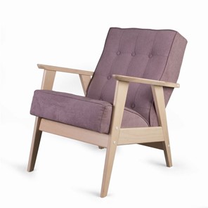Кресло Ретро (беленый дуб / RS 12 - розовый) в Шахтах