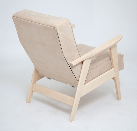 Кресло Ретро (беленый дуб / RS3 - бежевый) в Шахтах - изображение 2