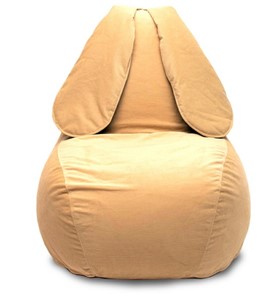 Кресло-игрушка Зайка (длинные уши), желтый в Шахтах