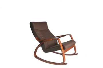 Кресло-качалка Женева, ткань шоколад в Шахтах - предосмотр