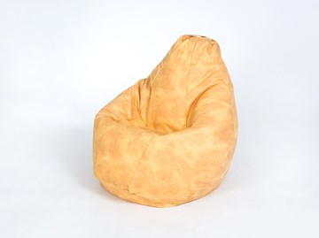 Кресло-мешок Груша среднее, жаккард, песок в Батайске