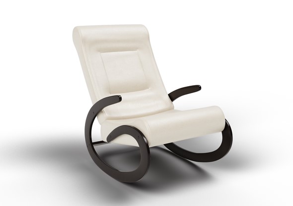 Кресло-качалка Мальта, экокожа favorit 1 крем 10-К-КР в Шахтах - изображение
