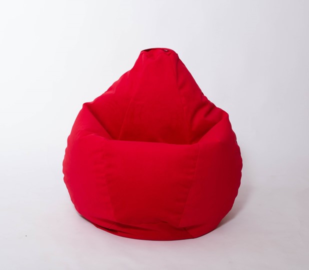 Кресло-мешок Груша большое, велюр однотон, красное в Ростове-на-Дону - изображение 2