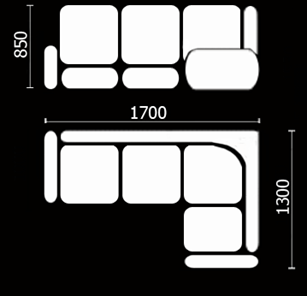 Кухонный угловой диван Нео КМ-01 (168х128 см.) в Шахтах - предосмотр 3