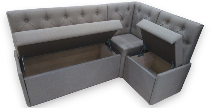 Угловой кухонный диван Квадро 7 мини с коробом в Шахтах - изображение 2