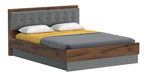 Двуспальная кровать с механизмом Глазго 1400, Металл Бруклин/Таксония в Шахтах - изображение