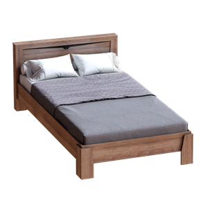 Кровать с основанием Соренто 1400, Дуб стирлинг в Шахтах