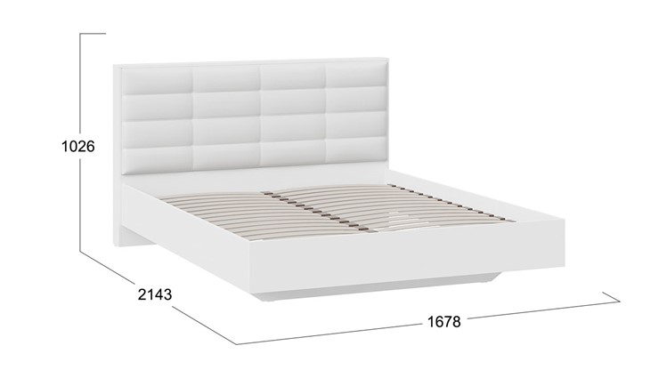 Кровать спальная Агата тип 1 (Белый) в Батайске - изображение 2