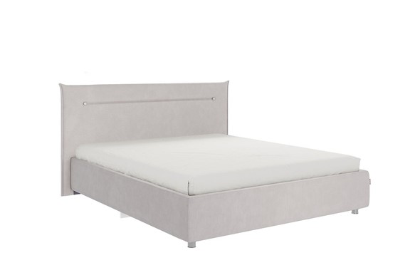 Кровать 2-спальная Альба 1.6, галька (велюр) в Шахтах - изображение