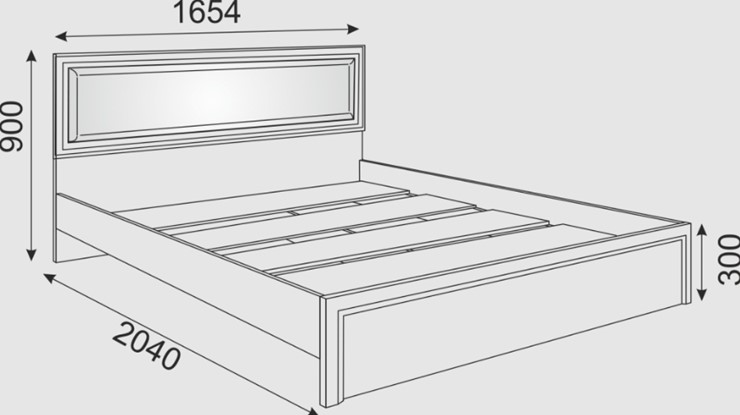 Кровать 2-спальная Беатрис М09 с мягким изголовьем (Орех Гепланкт) в Шахтах - изображение 1