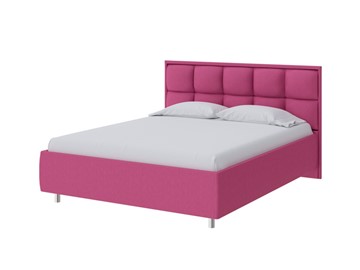 Спальная кровать Chessy 160х200, Рогожка (Savana Berry (фиолетовый)) в Таганроге