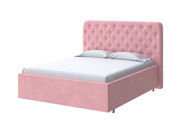 Кровать 2-спальная Classic Large 160х200, Велюр (Casa Жемчужно-розовый) в Шахтах