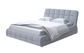 Двуспальная кровать Corso-6 200х200, Рогожка (Levis 83 Светло-Серый) в Шахтах