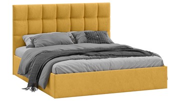 Кровать Эмбер тип 1 (Микровелюр Wellmart Yellow) в Батайске