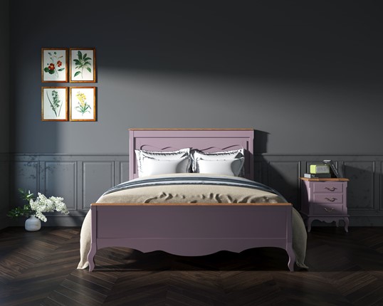 Кровать спальная Leontina (ST9341/16L) Лавандовый в Шахтах - изображение