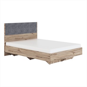 Кровать в спальню Николь (мод.1.3) 1,6 серый текстиль, с ортопедическим основанием в Шахтах