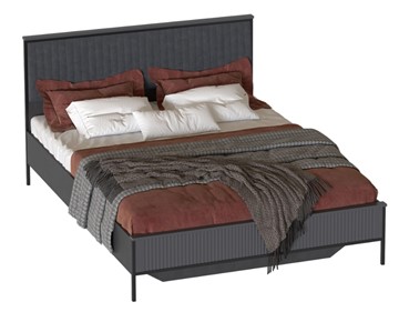 Кровать в спальню Нора, 1600 (Металл бруклин/Графит) в Шахтах - предосмотр