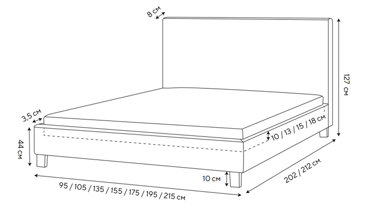 Кровать Routa 200х200, Велюр (Monopoly Мятный лёд (670)) в Шахтах - изображение 1
