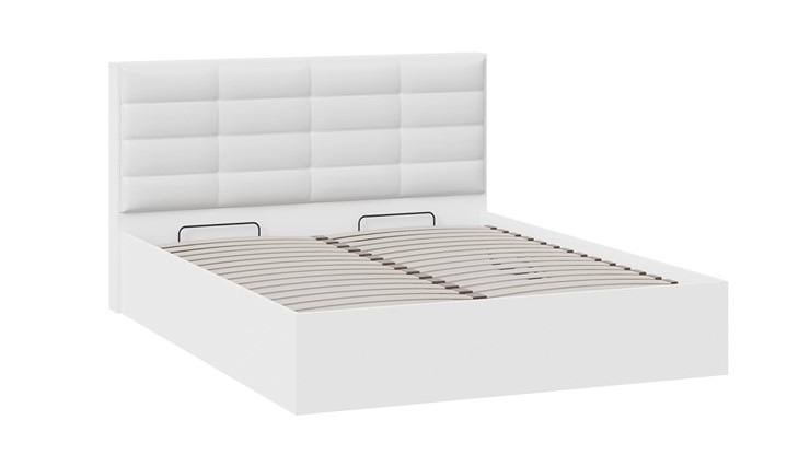 Двуспальная кровать с подъемным механизмом Агата тип 1 (Белый) в Шахтах - изображение 1