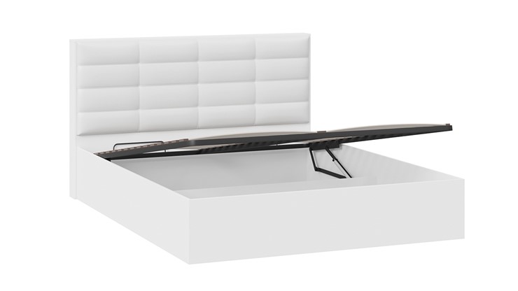 Двуспальная кровать с подъемным механизмом Агата тип 1 (Белый) в Шахтах - изображение 2