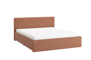 Двуспальная кровать Сандра 2 1.6, персик (велюр) в Батайске