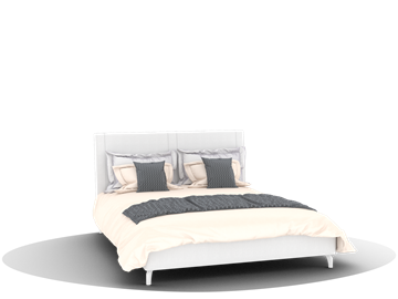 Кровать спальная Siena (КМ-01, 1600) под ПМ в Шахтах
