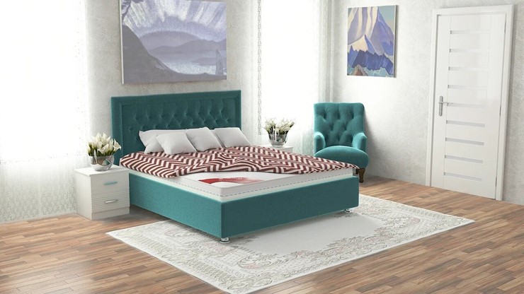 Кровать в спальню Валенсия 160х200 (с основанием) в Шахтах - изображение 6