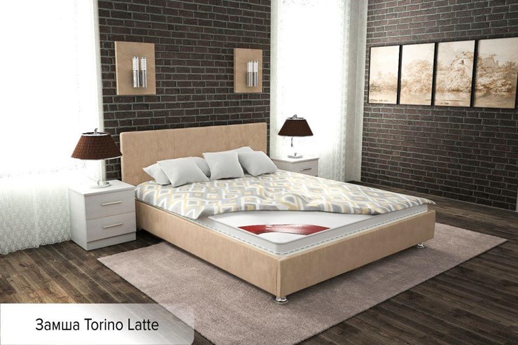 Двуспальная кровать Вена 160х200 (с основанием) в Шахтах - изображение 3