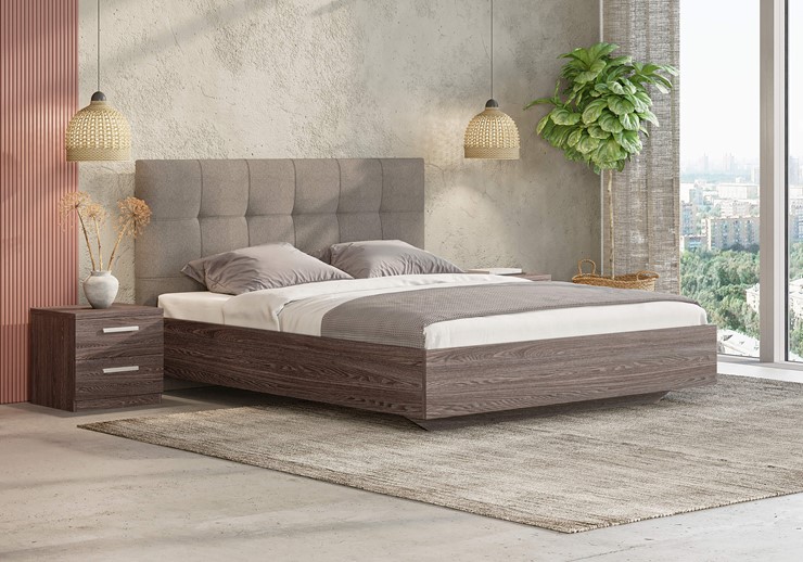 Кровать Vena (ясень ориноко) 160х190 с основанием в Батайске - изображение 2