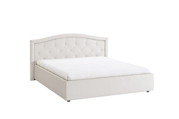 Кровать Верона 1,6 белый (экокожа) в Шахтах