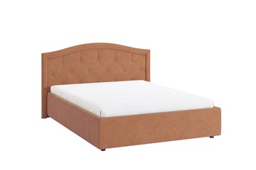 Двуспальная кровать Верона 2 1.4, персик (велюр) в Шахтах