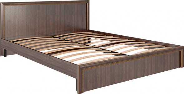 Спальная кровать Беатрис М07 (Орех Гепланкт) в Шахтах - изображение