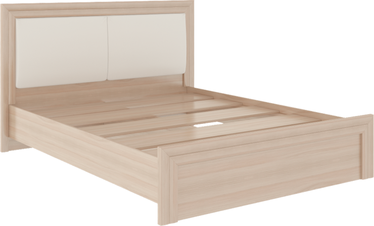 Кровать Глэдис М31 (Шимо светлый/Белый текстурный) в Шахтах - изображение 1