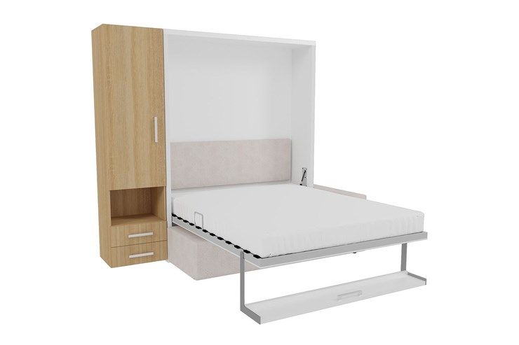 Кровать-трансформер Smart (ШЛ+К 1400), шкаф левый в Шахтах - изображение 1