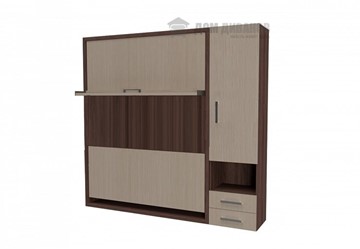 Кровать-шкаф Smart (К 1600+ШП), шкаф правый в Шахтах