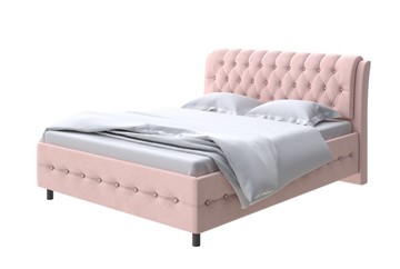 1,5-спальная кровать Como (Veda) 4 140х200, Велюр (Ultra Розовый мусс) в Шахтах