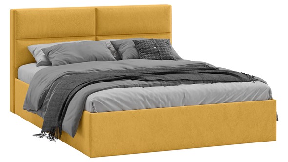 Кровать с механизмом Глосс Тип 1 (Микровелюр Wellmart Yellow) в Шахтах - изображение