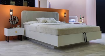 Кровать с механизмом 2х-спальная Марсель-11 (Белый, ткань Catania white) 1600 в Батайске - предосмотр 4
