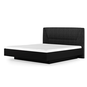 Кровать с механизмом 2х-спальная Марсель-11 (Черный, ткань Fenix black) 1600 в Шахтах