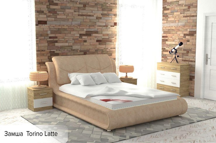 Кровать с механизмом Сицилия 160х200 (с коробом) в Шахтах - изображение 3