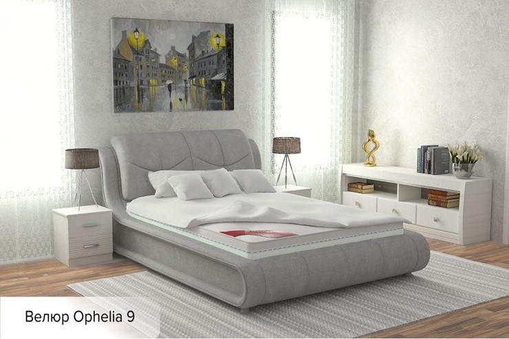 Двуспальная кровать с механизмом Сицилия 180х200 (с коробом) в Шахтах - изображение 2