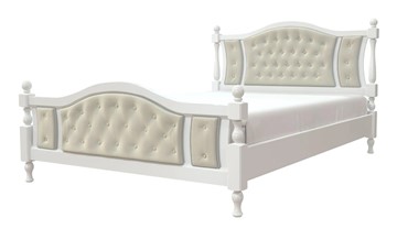 Кровать 2-спальная Жасмин (Белый античный) 160х200 в Батайске