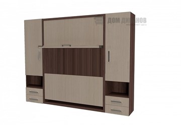 Подъемная кровать Smart (ШЛ+К 1600+ШП), шкаф правый в Шахтах