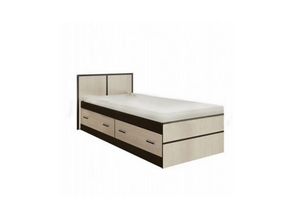 Кровать односпальная Сакура 900 с ящиками в Шахтах - изображение